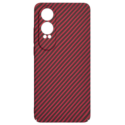 Custodia per OnePlus Nord CE4 Lite, Techsuit, Carbonite FiberShell, Rossa