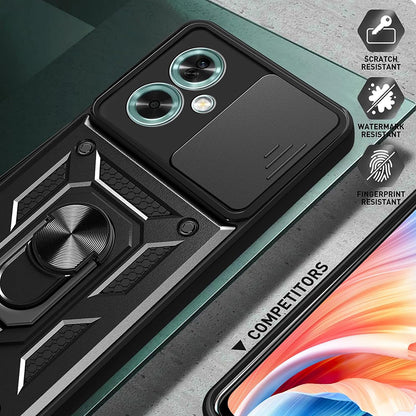 Custodia per OnePlus Nord N30 SE / Oppo A79, Techsuit, CamShield, Nera