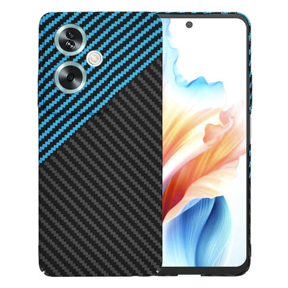 Custodia per OnePlus Nord N30 SE / Oppo A79, Techsuit, Carbonite FiberShell, Nero Blu