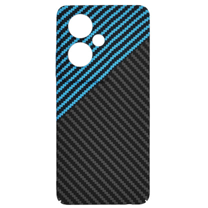 Custodia per OnePlus Nord N30 SE / Oppo A79, Techsuit, Carbonite FiberShell, Nero Blu