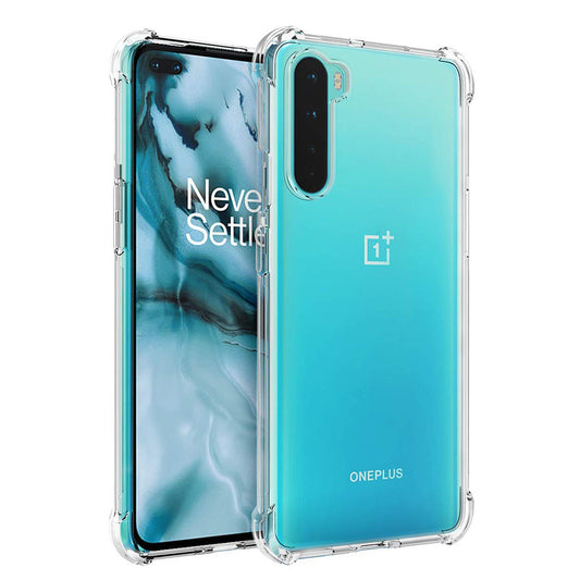 Custodia per OnePlus Nord, Techsuit, Shockproof Clear, Trasparente