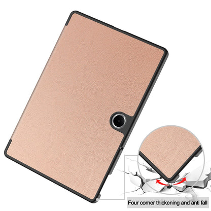 Custodia per OnePlus Pad Lite / Oppo Pad SE, Techsuit, FoldPro, Rosa Dorato