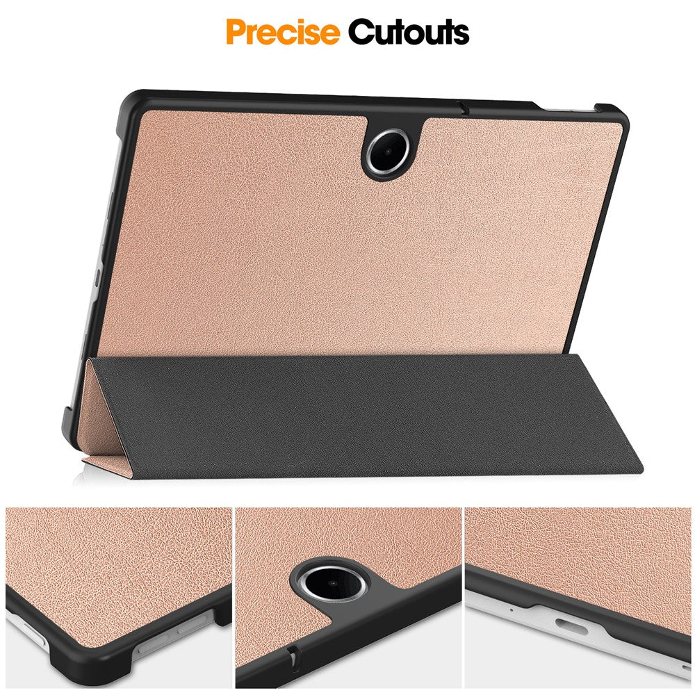 Custodia per OnePlus Pad Lite / Oppo Pad SE, Techsuit, FoldPro, Rosa Dorato