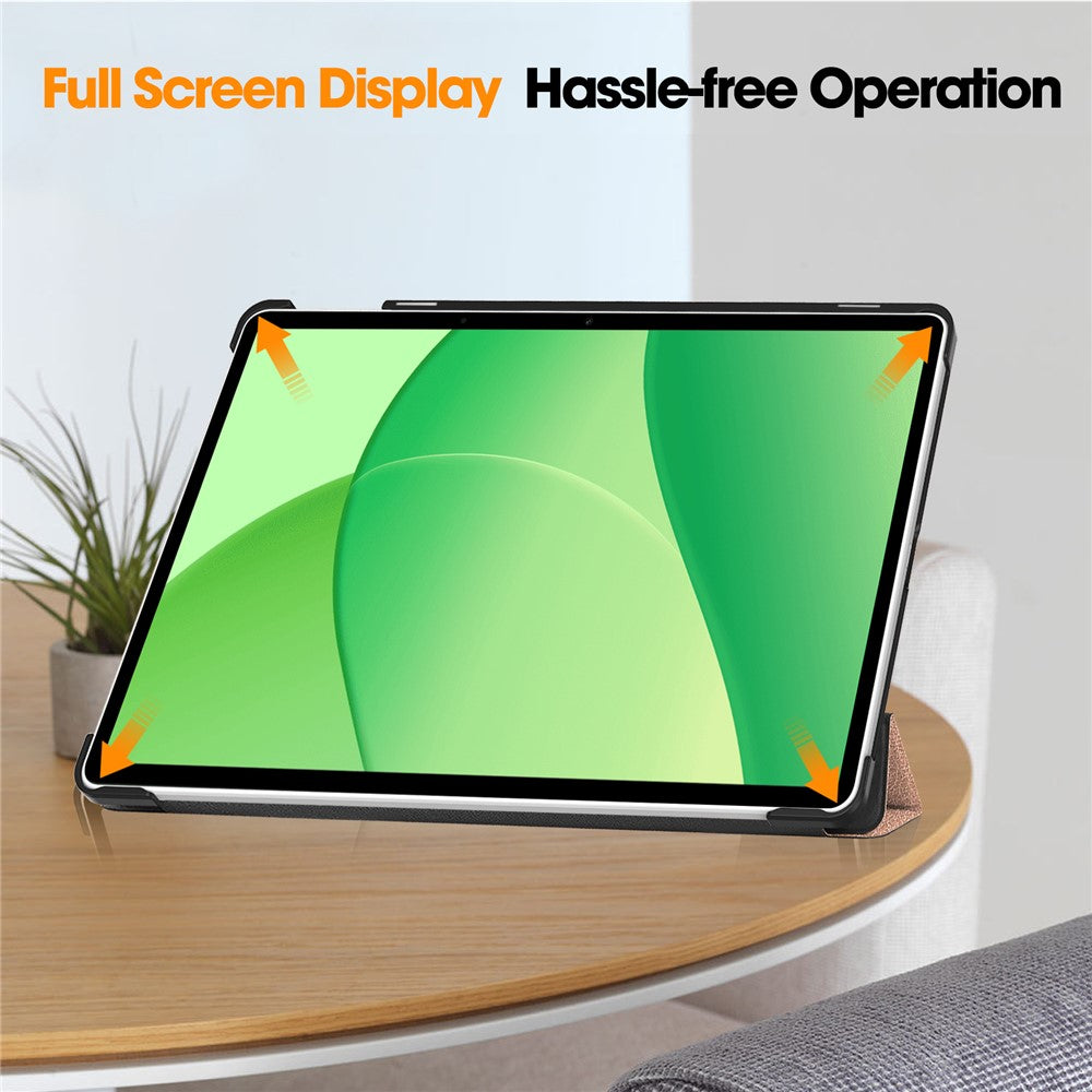 Custodia per OnePlus Pad Lite / Oppo Pad SE, Techsuit, FoldPro, Rosa Dorato