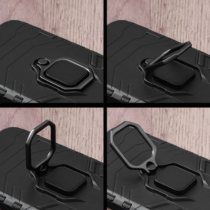 Hülle für Oppo A17, Techsuit, Shield, Schwarz