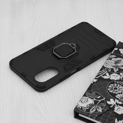 Hülle für Oppo A17, Techsuit, Shield, Schwarz
