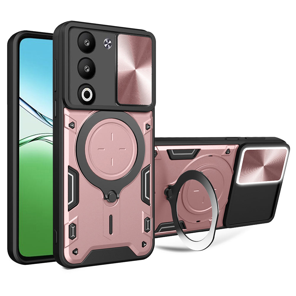Étui pour Oppo A5 4G / A5 5G, Techsuit, CamGuard Pro, Rose
