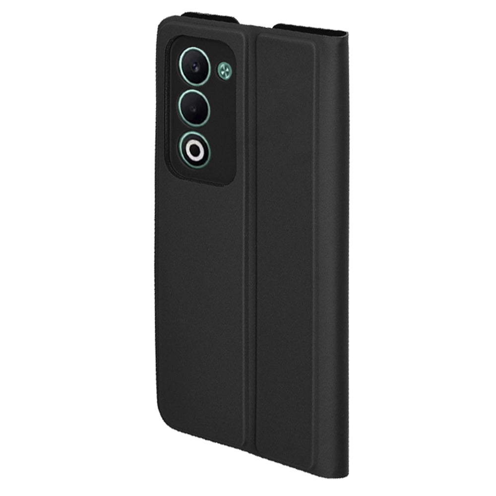 Custodia per Oppo A5 4G / A5 5G, Techsuit, Magskin Book, Nera