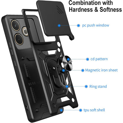 Custodia per Oppo A5 Pro 4G / A5 Pro, Techsuit, CamShield, Blu