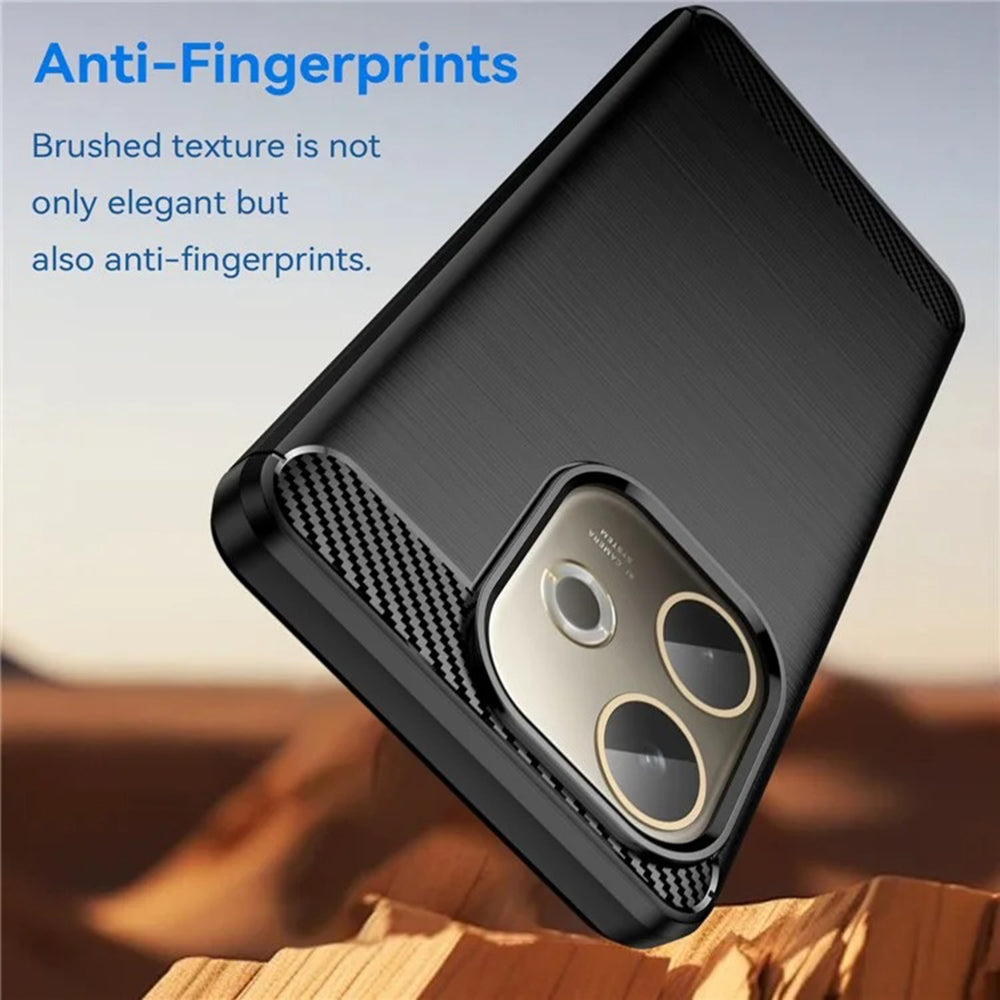Custodia per Oppo A5 Pro 4G / A5 Pro, Techsuit, Carbonio, Nera