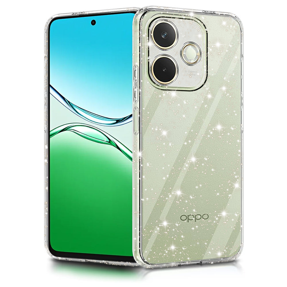 Custodia per Oppo A5 Pro 4G / A5 Pro, Techsuit, SparkleSkin, Trasparente