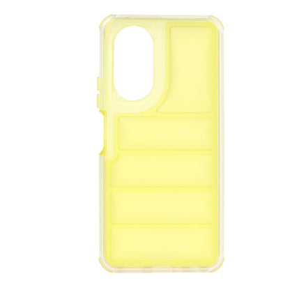 Custodia per Oppo A58 4G, Techsuit, Wave Shield, Gialla