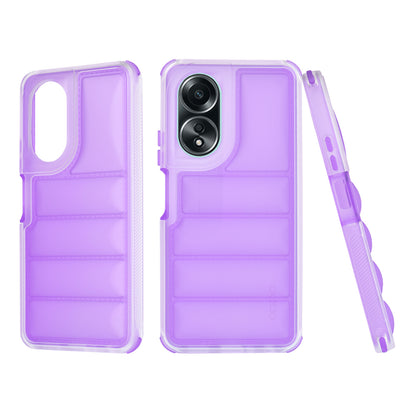 Custodia per Oppo A58 4G, Techsuit, Wave Shield, Viola