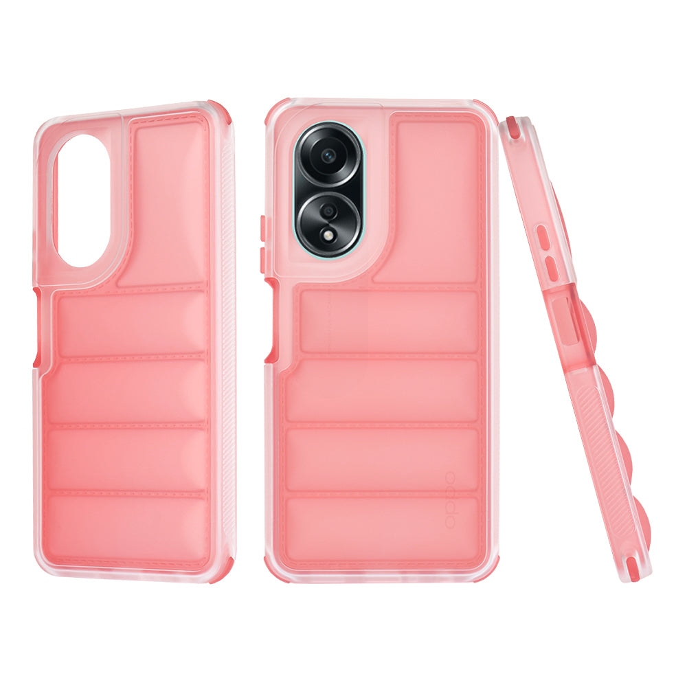 Coque pour Oppo A58 4G, Techsuit, Wave Shield, Rouge