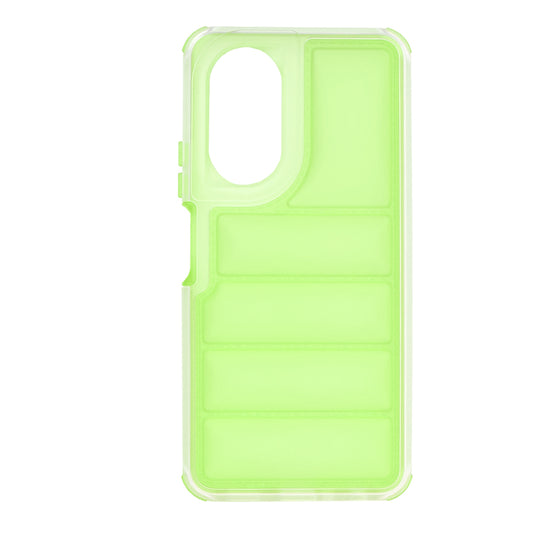 Custodia per Oppo A58 4G, Techsuit, Wave Shield, Verde