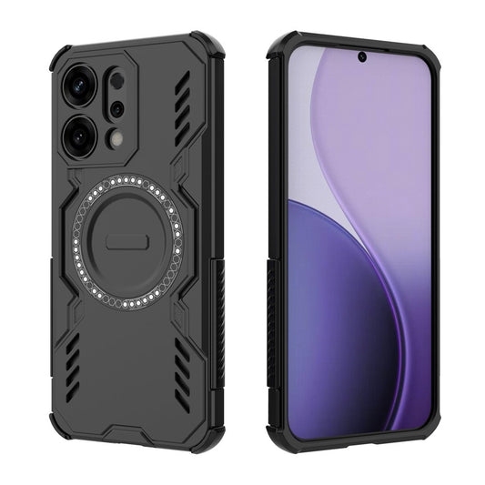 MagSafe Hülle für Oppo A6 Pro 5G / A6 Pro 4G, Techsuit, ArmorMag, Schwarz