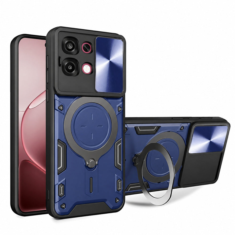 Custodia per Oppo A6 Pro 5G / A6 Pro 4G, Techsuit, CamGuard Pro, Blu
