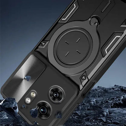 Custodia per Oppo A6 Pro 5G / A6 Pro 4G, Techsuit, CamGuard Pro, Nera