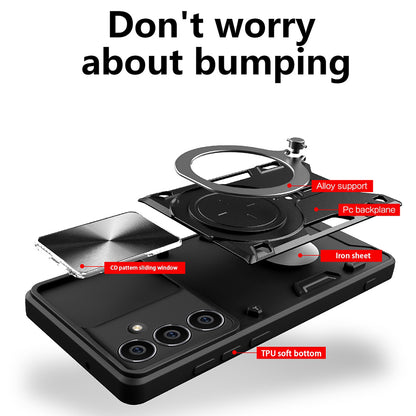 Custodia per Oppo A6 Pro 5G / A6 Pro 4G, Techsuit, CamGuard Pro, Nera