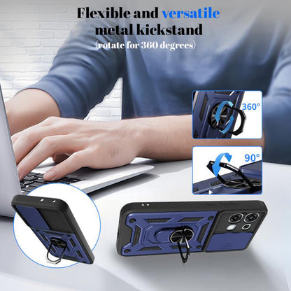 Case for Oppo A6 Pro 5G / A6 Pro 4G, Techsuit, CamShield, Blue