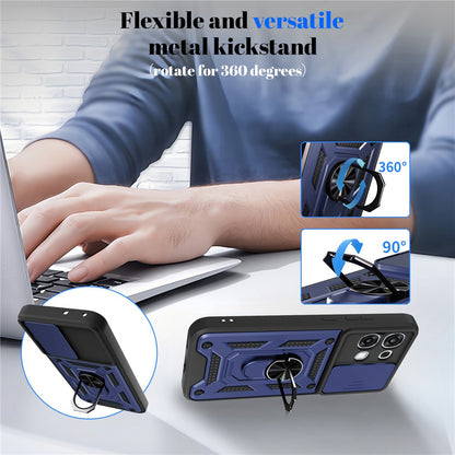 Hülle für Oppo A6 Pro 5G / A6 Pro 4G, Techsuit, CamShield, Schwarz