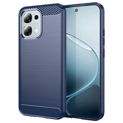 Hülle für Oppo A6 Pro 5G / A6 Pro 4G, Techsuit, Carbon, Blau