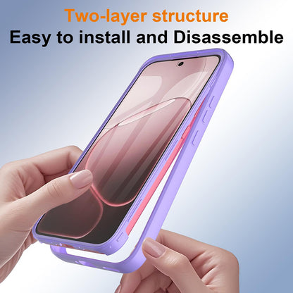 Custodia per Oppo A6 Pro 5G / A6 Pro 4G, Techsuit, ColorVerse 360, Viola