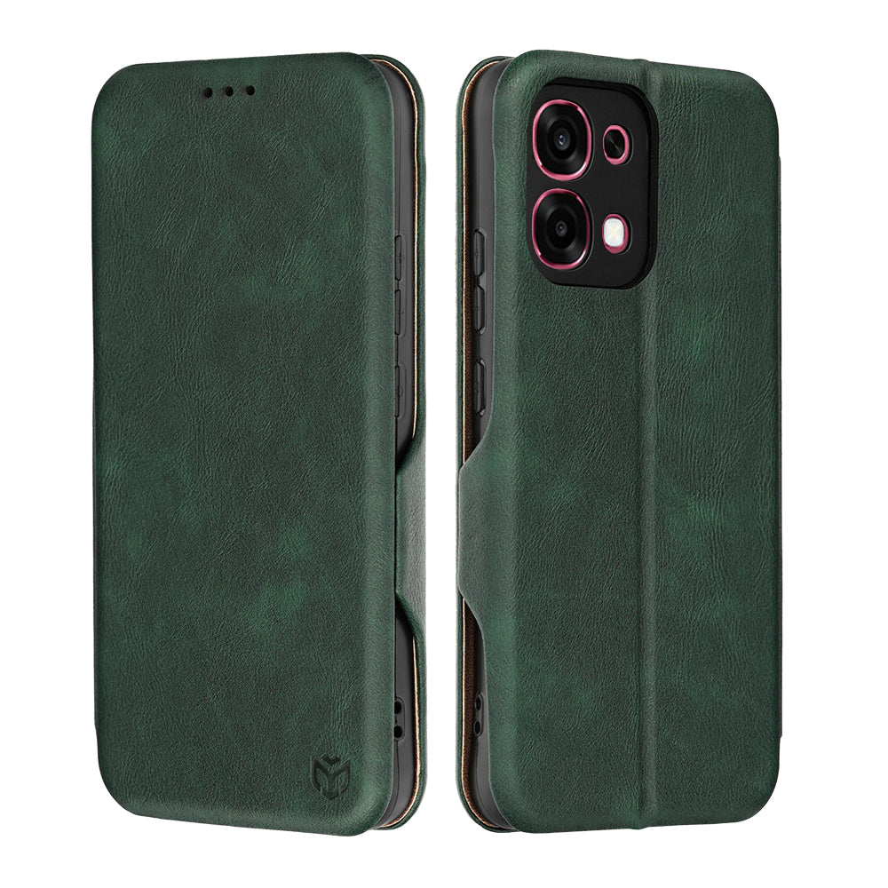 Hülle für Oppo A6 Pro 5G / A6 Pro 4G, Techsuit, Safe Wallet Plus, Grün