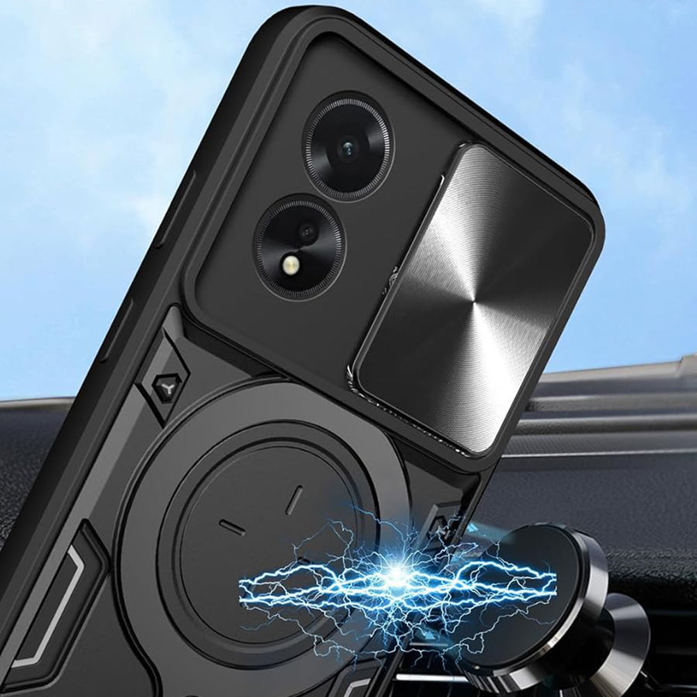 Custodia per Oppo A60, Techsuit, CamGuard Pro, Blu