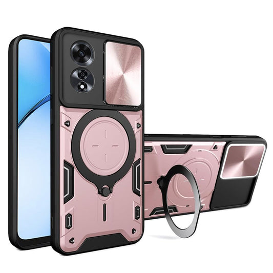 Coque pour Oppo A60, Techsuit, CamGuard Pro, Rose Doré