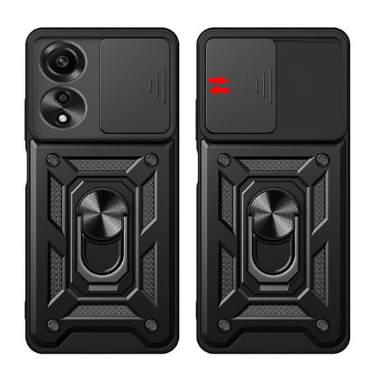 Coque pour Oppo A60, Techsuit, CamShield, Noire