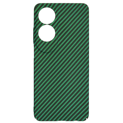 Coque pour Oppo A60, Techsuit, Carbonite FiberShell, Vert
