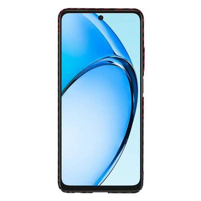 Coque pour Oppo A60, Techsuit, Carbonite FiberShell, Noir Rouge