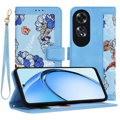 Custodia per Oppo A60, Techsuit, FlipCraft, Blu