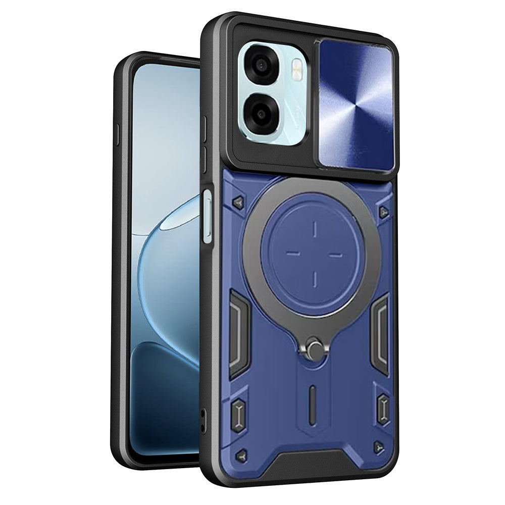 Custodia per Oppo A6k 4G / A6x 4G / A6x / A6 4G, Techsuit, CamGuard Pro, Blu
