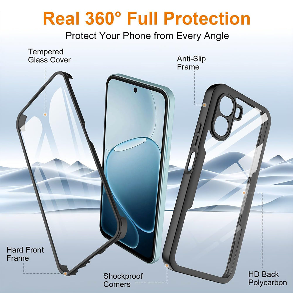Hülle für Oppo A6k 4G / A6x 4G / A6x, Techsuit, ColorVerse 360, Blau