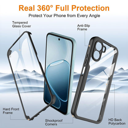 Hülle für Oppo A6k 4G / A6x 4G / A6x, Techsuit, ColorVerse 360, Blau