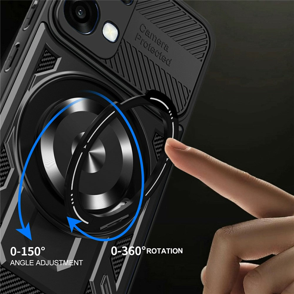 Hülle für Oppo A6k 4G / A6x 4G / A6x, Techsuit, RuggedCam, Blau