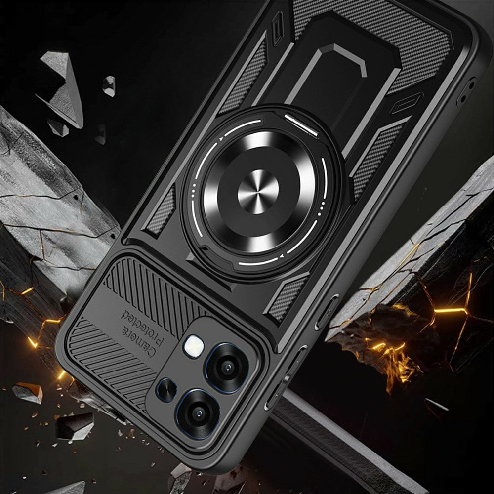 Hülle für Oppo A6k 4G / A6x 4G / A6x, Techsuit, RuggedCam, Blau