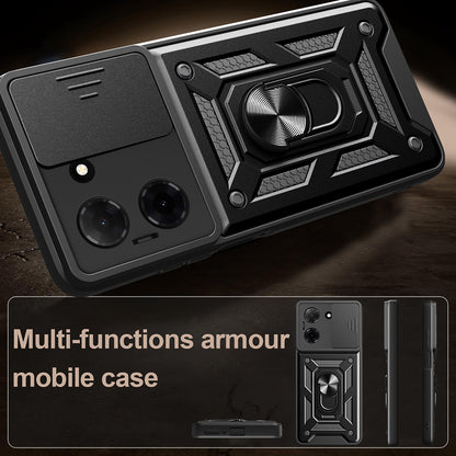 Case for Oppo A6x 4G / A6x, Techsuit, CamShield, Black