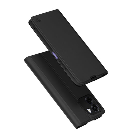 Hülle für Oppo A6x 4G / A6x, Techsuit, Magskin Book, Schwarz