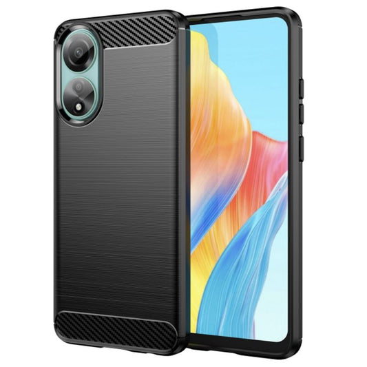 Coque pour Oppo A78 4G, Techsuit, Carbone, Noire