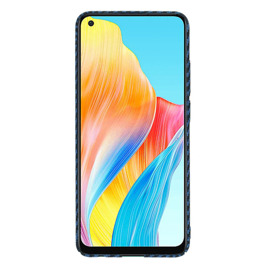Custodia per Oppo A78 4G, Techsuit, Carbonite FiberShell, Turchese