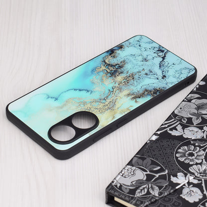 Coque pour Oppo A78 4G, Techsuit, Glaze, Bleu
