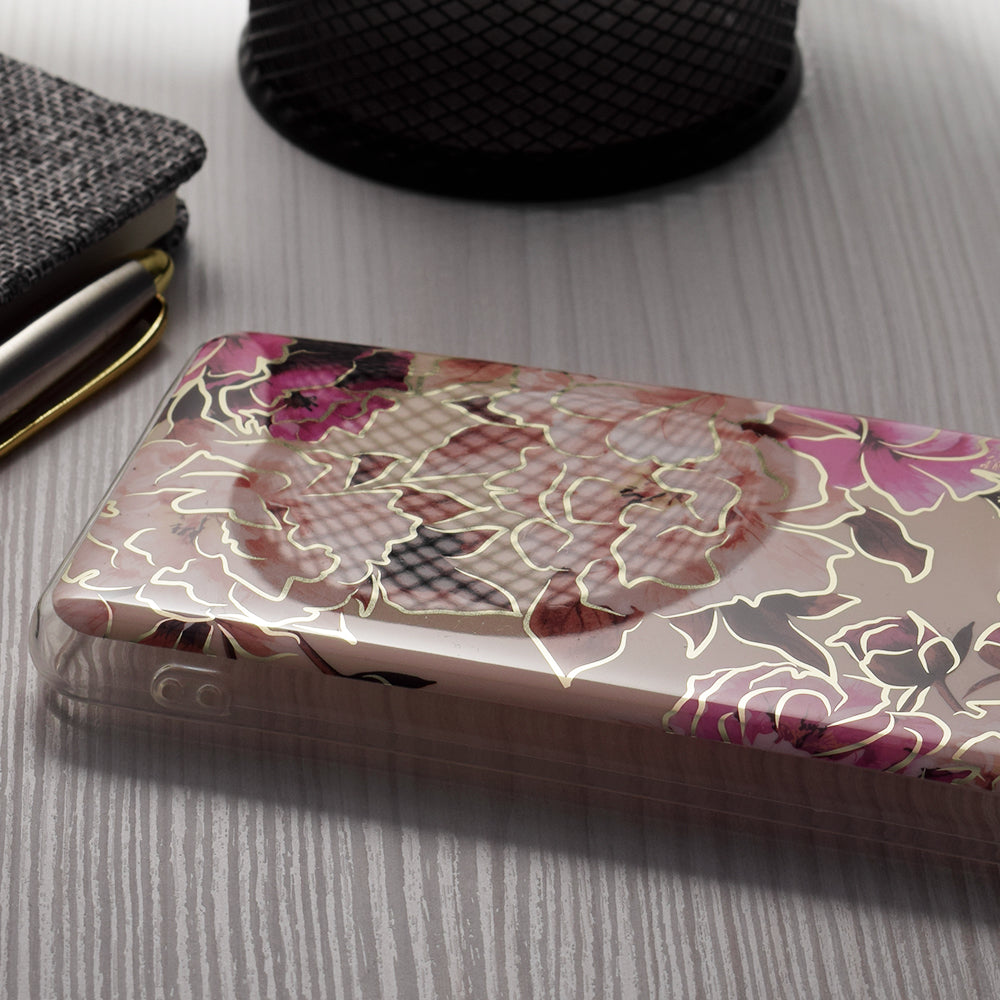 Custodia per Oppo A78 4G, Techsuit, Marble, Beige