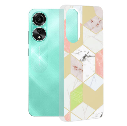 Coque pour Oppo A78 4G, Techsuit, Marble, Violet