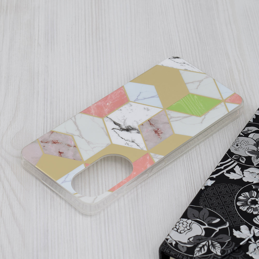 Coque pour Oppo A78 4G, Techsuit, Marble, Violet