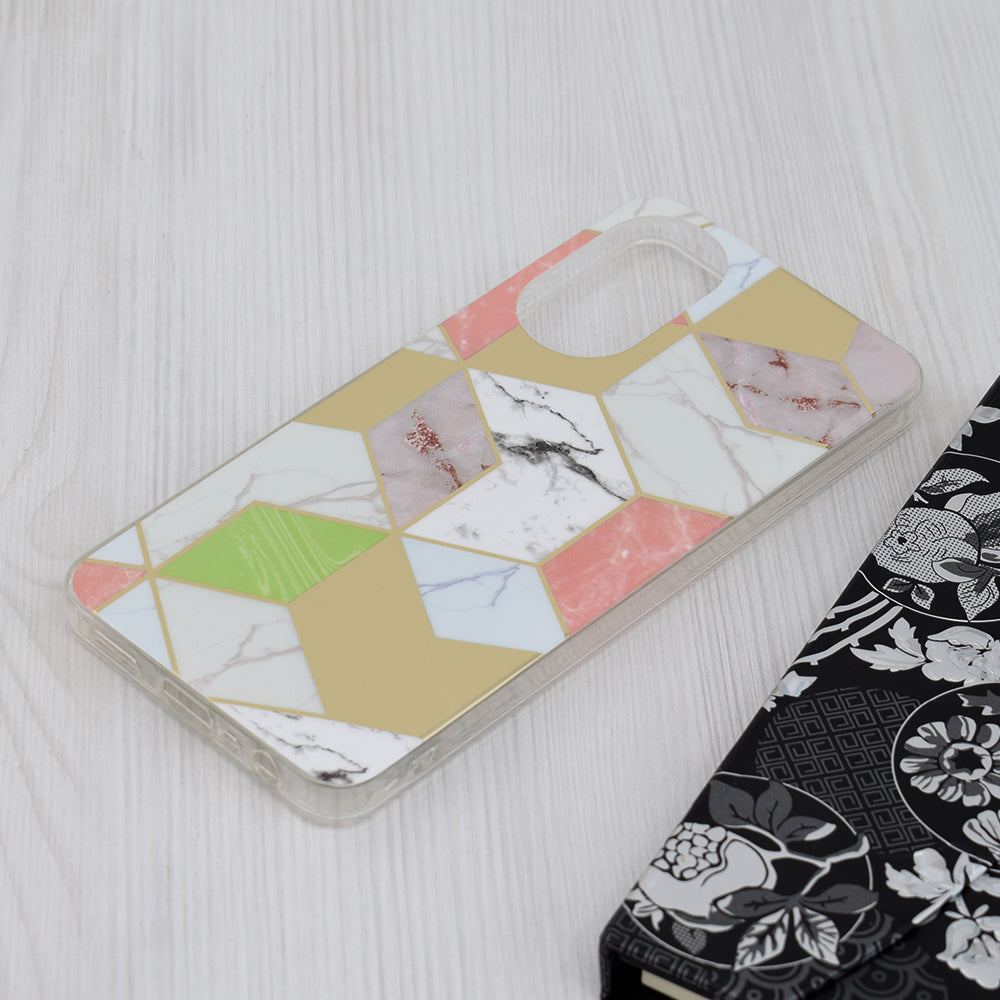 Coque pour Oppo A78 4G, Techsuit, Marble, Violet