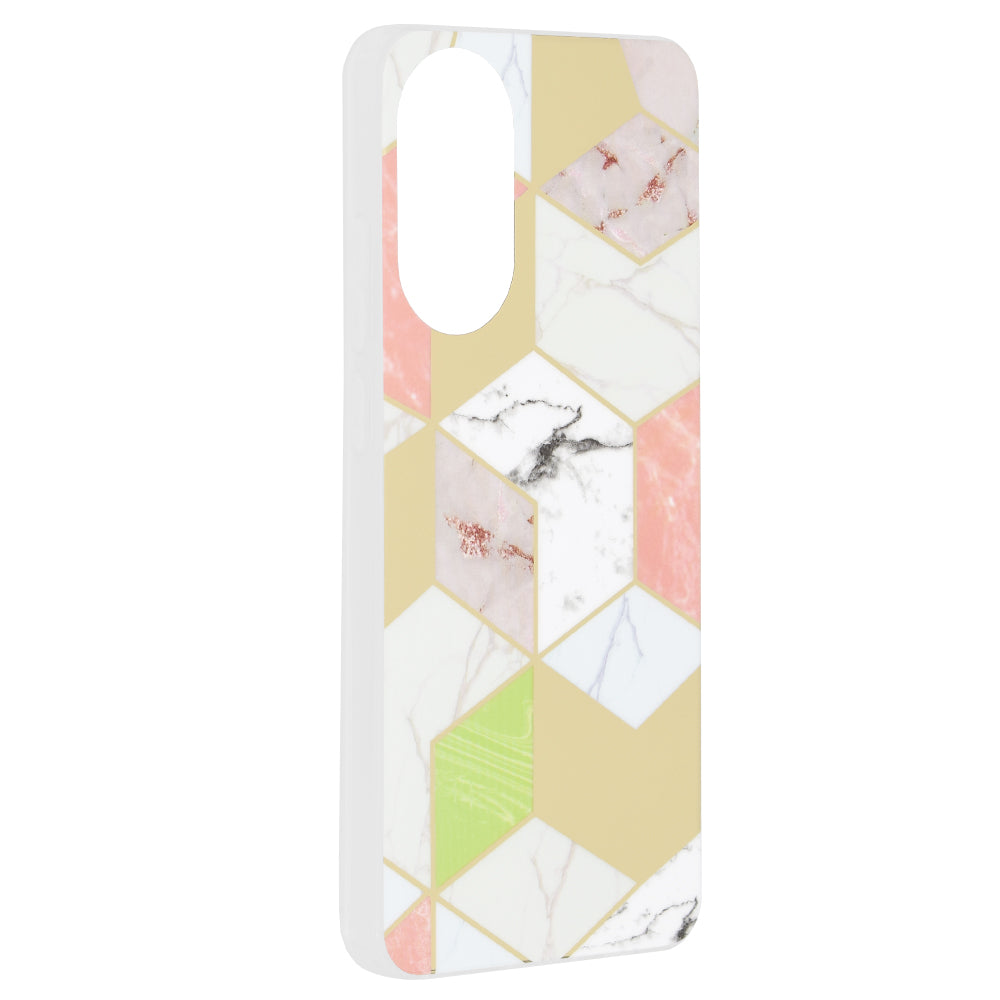 Coque pour Oppo A78 4G, Techsuit, Marble, Violet