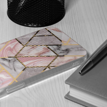 Hülle für Oppo A78 4G, Techsuit, Marble, Rosa